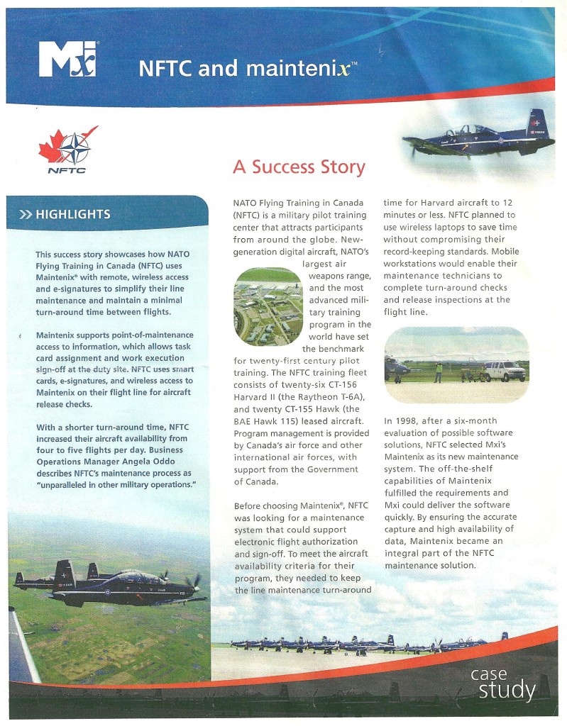 Page 1 - Case Study - NATO fighter pilot training centre