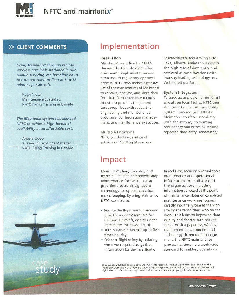 Page 2 - Case Study - NATO fighter pilot training centre