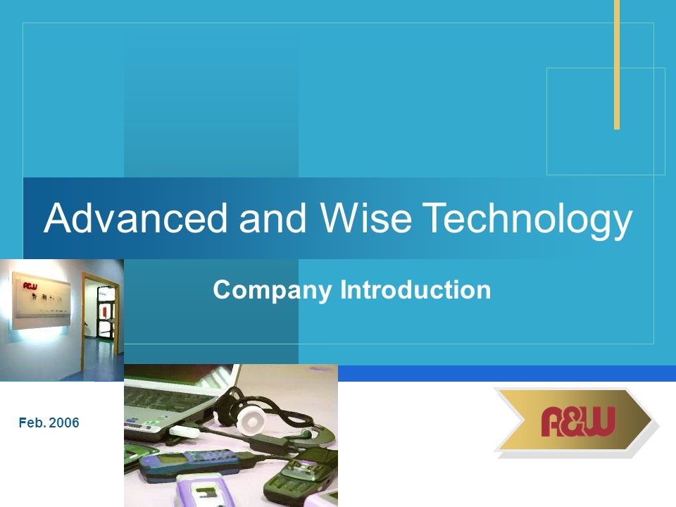 Company introduction slideshow