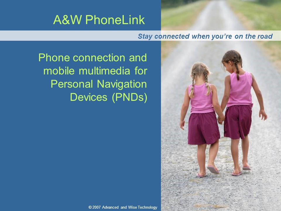 Company introduction slideshow - Phonelink focus